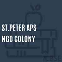 St.Peter Aps Ngo Colony Primary School Logo