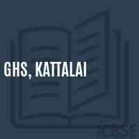 Ghs, Kattalai Secondary School Logo