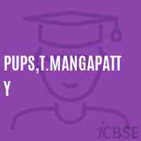 Pups,T.Mangapatty Primary School Logo