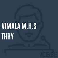 Vimala M.H.S Thry Senior Secondary School Logo