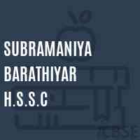 Subramaniya Barathiyar H.S.S.C Senior Secondary School Logo