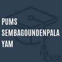 Pums Sembagoundenpalayam Middle School Logo