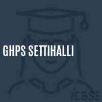Ghps Settihalli Middle School Logo