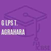 G Lps T. Agrahara Primary School Logo