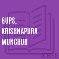 Gups, Krishnapura Munchur Middle School Logo