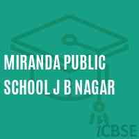 Miranda Public School J B Nagar Logo