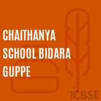 Chaithanya School Bidara Guppe Logo