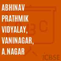 Abhinav Prathmik Vidyalay, Vaninagar, A.Nagar School Logo