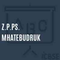 Z.P.Ps. Mhatebudruk Middle School Logo