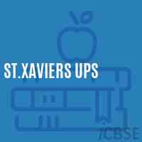St.Xaviers Ups Middle School Logo