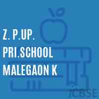 Z. P.Up. Pri.School Malegaon K Logo