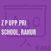 Z P Upp.Pri. School, Rahur Logo