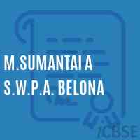 M.Sumantai A S.W.P.A. Belona Middle School Logo