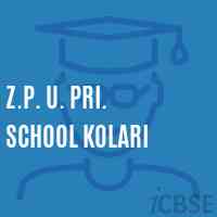 Z.P. U. Pri. School Kolari Logo