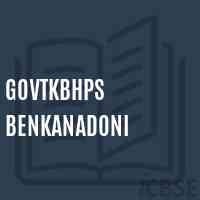 Govtkbhps Benkanadoni Middle School Logo