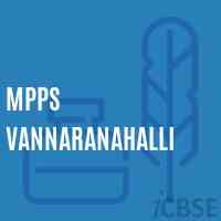Mpps Vannaranahalli Primary School Logo