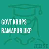 Govt Kbhps Ramapur Ukp Middle School Logo
