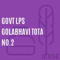 Govt Lps Golabhavi Tota No.2 Primary School Logo