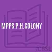 Mpps P.H.Colony Primary School Logo