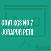 Govt Kgs No 7 Jorapur Peth Middle School Logo