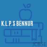 K.L.P.S Bennur Primary School Logo