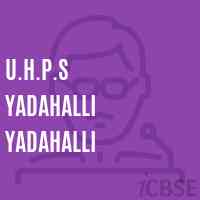 U.H.P.S Yadahalli Yadahalli Primary School Logo