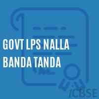 Govt Lps Nalla Banda Tanda Primary School Logo