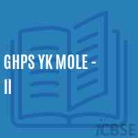 Ghps Yk Mole - Ii Middle School Logo