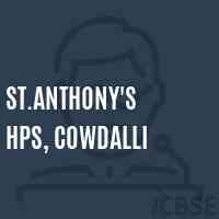 St.Anthony'S Hps, Cowdalli Middle School Logo