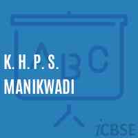 K. H. P. S. Manikwadi Middle School Logo