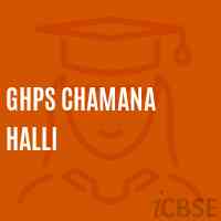 Ghps Chamana Halli Middle School Logo