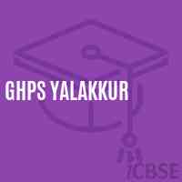 Ghps Yalakkur Middle School Logo
