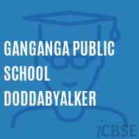 Ganganga Public School Doddabyalker Logo