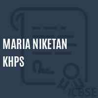 Maria Niketan Khps Middle School Logo