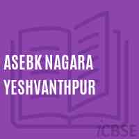 Asebk Nagara Yeshvanthpur Middle School Logo