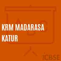 Krm Madarasa Katur Middle School Logo