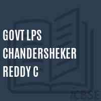 Govt Lps Chandersheker Reddy C Primary School Logo