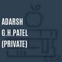 Adarsh G.H.Patel (Private) Primary School Logo