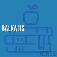 Balka Hs School Logo