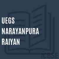 Uegs Narayanpura Raiyan Primary School Logo
