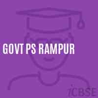Govt Ps Rampur Primary School Logo