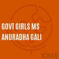 Govt Girls Ms Anuradha Gali Middle School Logo