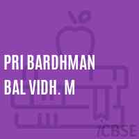 Pri Bardhman Bal Vidh. M Middle School Logo