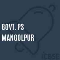 Govt. Ps Mangolpur Primary School Logo