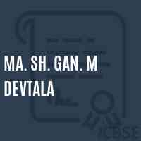 Ma. Sh. Gan. M Devtala Middle School Logo