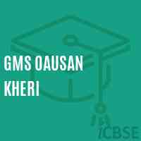 Gms Oausan Kheri Middle School Logo