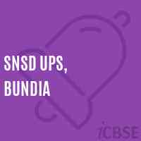 Snsd Ups, Bundia School Logo