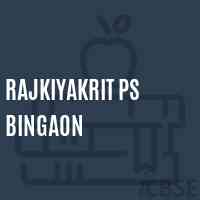 Rajkiyakrit Ps Bingaon Primary School Logo