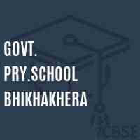 Govt. Pry.School Bhikhakhera Logo