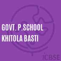 Govt. P.School Khitola Basti Logo